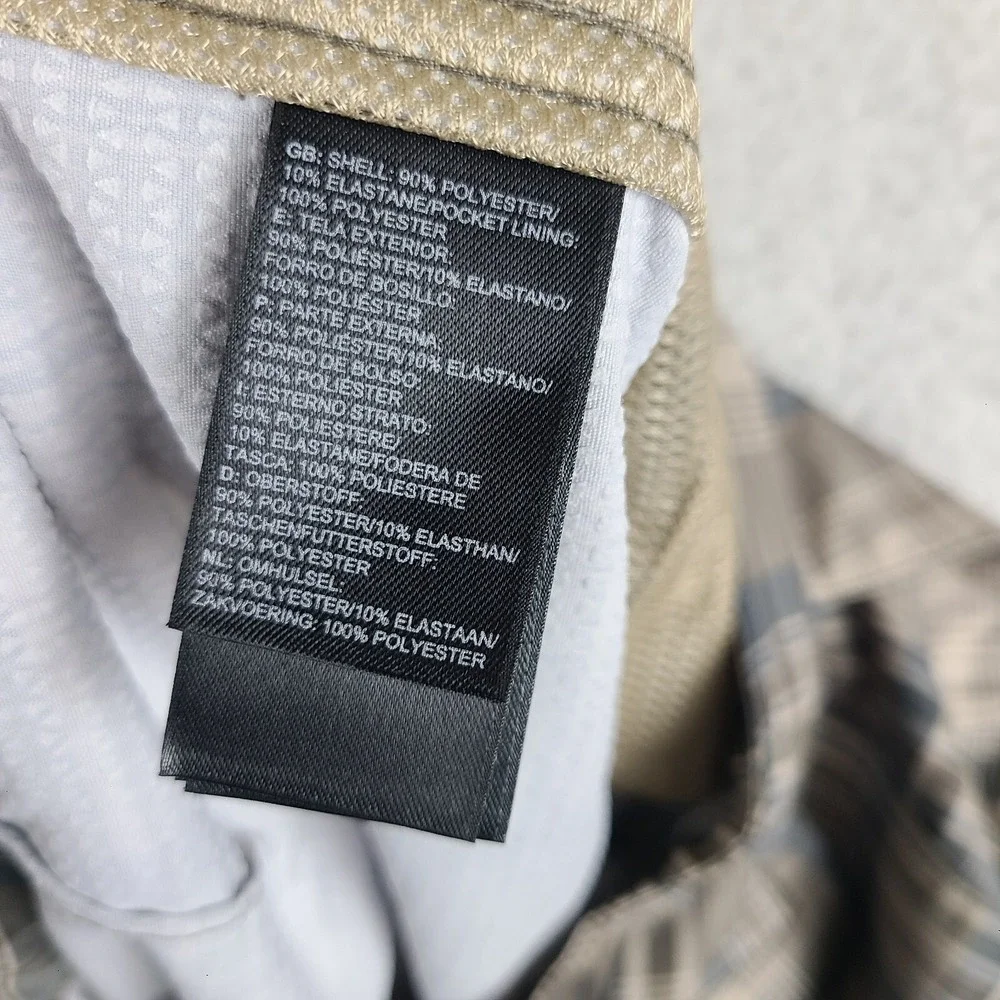 The North Face Shorts Mens 30 Brown Beige Tan Plaid 10